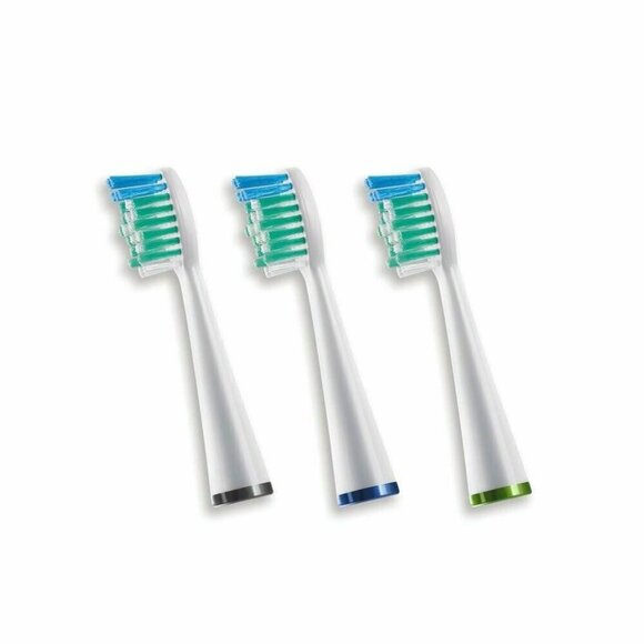 Waterpik Sensonic Complete Care Standard 3 Toothbrush Heads Replacement SRRB-3W - Picture 1 of 3